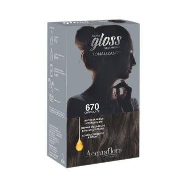 Imagem de Tonalizante Acquaflora Hidra Gloss 670 Chocolate