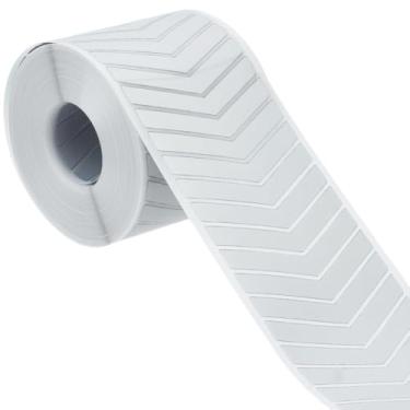 Imagem de GORGECRAFT 50 mm x 10 m fita listrada refletiva prata ferro em transferências flecha de aviso de alta visibilidade adesivos de pano de filme de vinil para camiseta bolsa de lona roupas tecido DIY