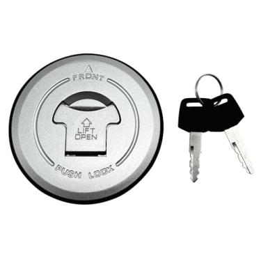 Imagem de MOBYMUTO Tampa do tanque de combustível tampa de gás de motocicleta com 2 chaves para Honda CBR500R CBR300R CBR250R CB500F CB300F CB500X CBF125 CB250 CB300F CBR125R CBR250R CBR300R CBR500R VTR250