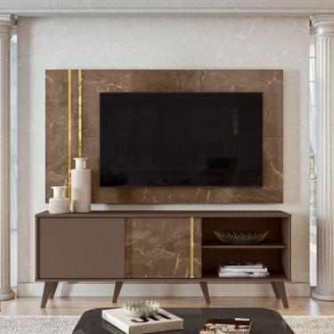 Imagem de Rack com Painel para TV até 65 Polegadas 2 Portas Cronos Madetec Imper