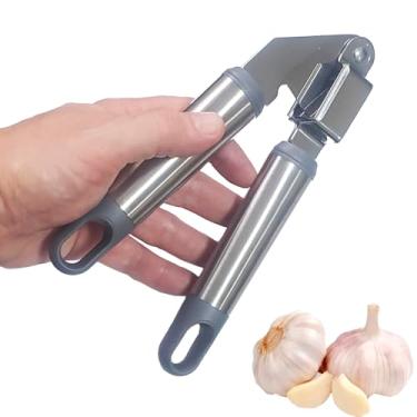 Imagem de Amassador Triturador Espremedor De Alho Em Inox Linha Urban