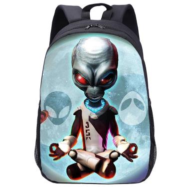 Imagem de Mochila escolar Destroy Anime para crianças em tecido Oxford