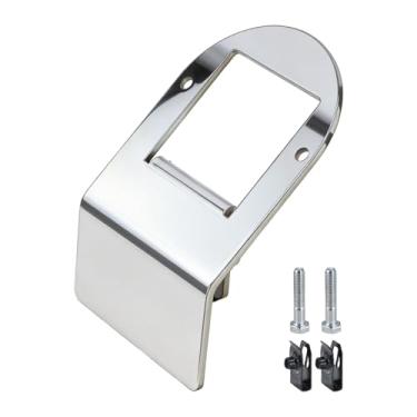 Imagem de Suporte de moldura luminosa sob luz de melancia suporte de aço inoxidável universal estilo braçadeira para caminhão universal RV (1 peça)