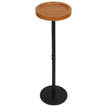 Imagem de Mesa de bebida, mesa lateral com pedestal pequeno, mesa de coquetel redonda