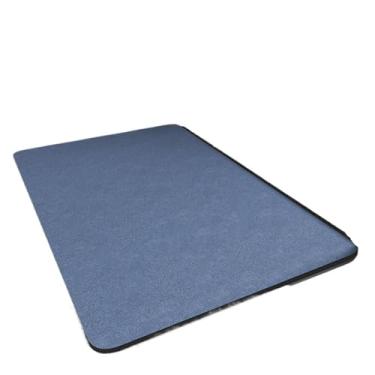 Imagem de Tapete de banho antiderrapante - Tapete de entrada super absorvente para chuveiro e banheira (azul, 50 cm x 80 cm)