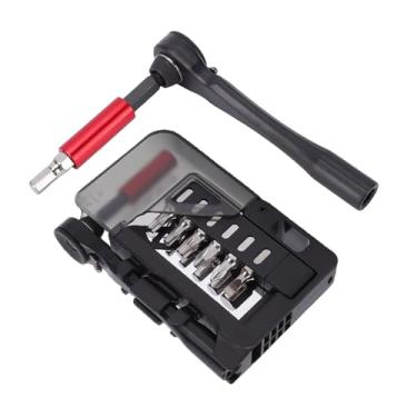 Imagem de RiToEasysports Kit de Ferramentas de Bicicleta, Liga de Alumínio Conjunto Chave Catraca Multifuncional Chave Catraca Com Bits para Estrada Mountain Bike