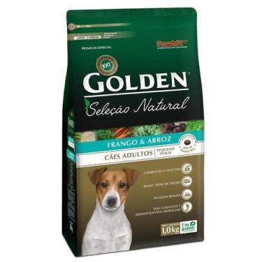 Imagem de Ração Golden Seleção Natural Cães Adultos Rp Frango Arroz 1Kg - Premie