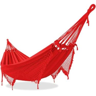 Imagem de Rede de Descanso Casal Dormir Grande Luxo Gigante(Vermelho)