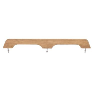 Imagem de AUNMAS Corrimão de Teca, Madeira de Grau Marinho, 22 pol. de Comprimento, Versátil para Aplicações Em Barcos e RV