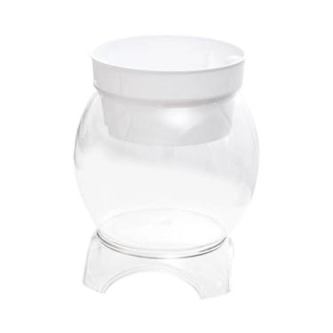 Imagem de ＡＷＨＡＯ Aquário de Mesa, Vaso de Flores para Decoração de Casa E Escritório, Vaso para Aquaponia, 2 em 1 Transparente, 16.8 Cm X 21.8 Cm