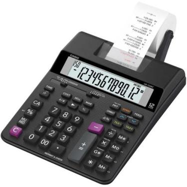 Imagem de Calculadora Casio HR-150RC com Impressão 12 Dígitos, Reimpressão 2 Cor