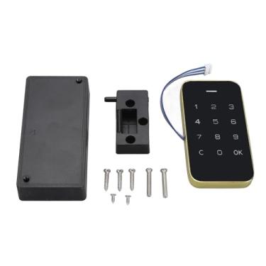 Imagem de Inteligente Touchscreen Fechadura Digital, Seguro Senha Armário Arquivo Sauna Cacifos Keyless Entrada Teclado Porta Fechadura Frontal Digital Porta Deadbolt Eletrônico