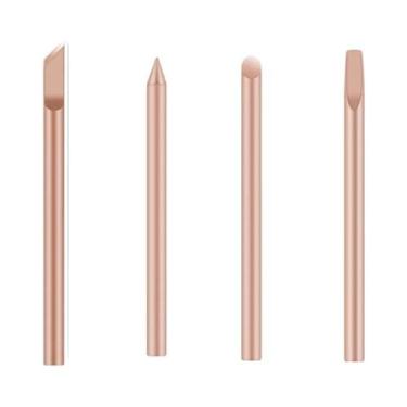 Imagem de Pontas De Ferro De Solda De Cobre Puro 4pcs, Aquecimento Externo 30W 4