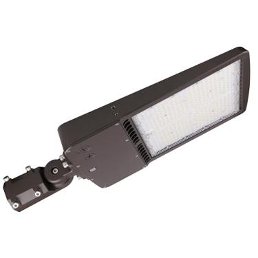 Imagem de OSTEK Luz De Estacionamento Led 150 W, 5700 K, 21000 Lm (140 Lm/W), Luzes Tipo Caixa Sapato Com Montagem Deslizante, [Equivalente A 600 W Hps], Poste Externo, Proteção Contra Surtos 20 Kv, Ca 100-27