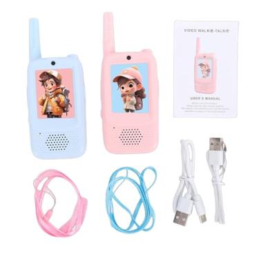Imagem de Greensen Brinquedos de Walkie Talkie Com Vídeo para Crianças, Operação Fácil Com Um Toque e Interação Em Vídeo HD Clara, Sinal Forte Com Penetração de 500m