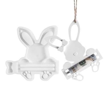 Imagem de Molde Coelho Silicone | Decoração Reutilizável em Cimento Gesso e Resina,Forma Para Aromaterapia Em Gesso De Coelho | Para Presente Festa Páscoa Aniversário Decoração Casa Adultos
