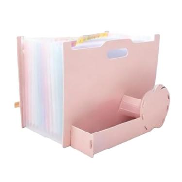 Imagem de Organizador de Folhas A4 Pasta Arquivo 13 e 24 Divisórias Pasta Sanfonada para Escritório, Casa e Escola, Facilita Classificação de Documentos(ALEATÓRIO,24 DIVISÓRIAS COM PORTA TRECO)