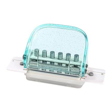 Imagem de UGPLM Perfurador de Papel para Pastas e Folhas Soltas com Bandeja de Armazenamento de Aparas, Máquina de Perfurar Portátil para Uso Doméstico, Artesanato e, Verde