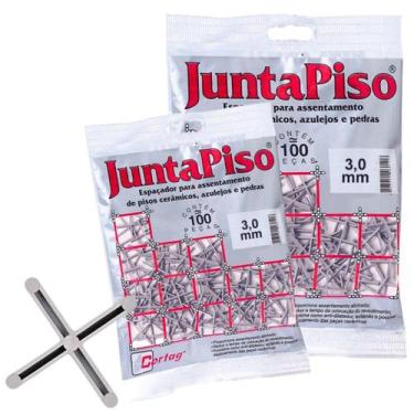 Imagem de Kit 500 Espaçador Juntapiso 3mm Cortag