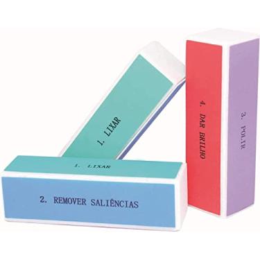 Imagem de Bloco Polidor para Unha 4 Faces, 6034B, Marco Boni, Colorido, 1 Unidade