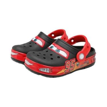 Imagem de Chinelos LED Iluminados Disney Lightning McQueen Para Crianças Meninos