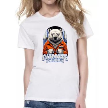 Imagem de Camiseta Baby Look Urso Climate Prisoner, G