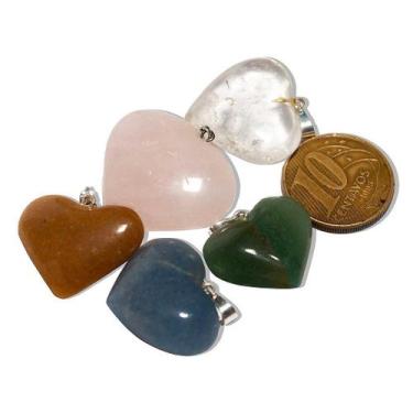 Imagem de Kit  5 Corações Mistos - Outlet de Queima de Estoque - CristaisdeCurve