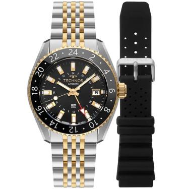 Imagem de Relógio Technos Diver Automatico GMT NH34AC/T1P Bicolor-Masculino