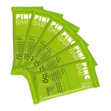 Imagem de Kit 6X: Barra de Proteína Pistache Sem Açúcar Pinc Bar 50g