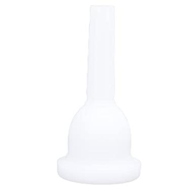 Imagem de Cosiki Acessório para Instrumento de, Bocal de Tuba Abs Leve, Uso Simples para Todos Os Tocadores de Tuba, Branco