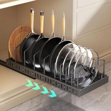 Imagem de Organizador Expandible Deslizante para Ollas y Sartenes Lozovin Negro