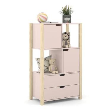 Imagem de Armário Organizador Kids Liv Rose Natural - Matic - Matic Moveis
