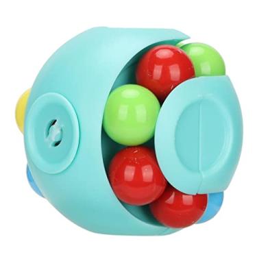 Imagem de SIWOTED Brinquedos de Feijão Rotativos ABS Alívio do Estresse Brinquedos de Bola de Quebra-cabeça de Rotação Educacional para Adultos e Crianças (Verde)