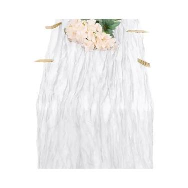 Imagem de Caminho De Mesa Em Tecido De Algodão Boho Burgundy Para Decorações De 