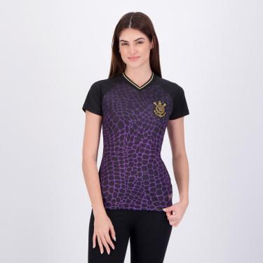 Imagem de Camisa Corinthians Raglan Dry Feminina-Feminino