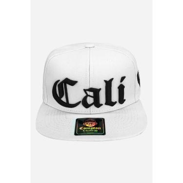 Imagem de Boné Compton Aba Reta Snapback Cali Branco-Unissex