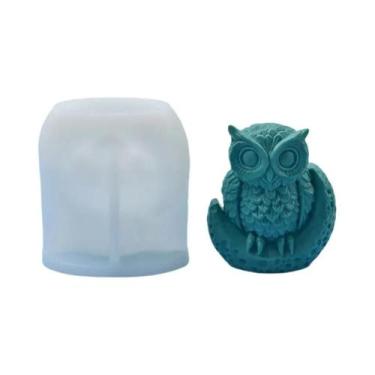 Imagem de Molde De Silicone De Coruja 3D Para Sabonete, Resina, Gesso, Chocolate