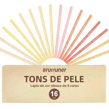 Imagem de 16 Lápis De Cor Para Desenho De Retratos, Esboços, Colorir Para Adulto