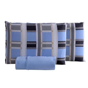 Imagem de Jogo de Lençol Solteiro Malha 100% Algodão c/ Elastico 02 Pçs Estampad