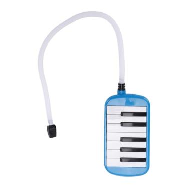 Imagem de Vroomoto Instrumento Melodica de 12 teclas com teclado de piano tubular para iniciantes, crianças e adultos (azul)
