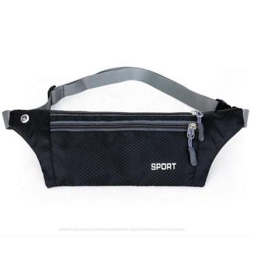 Imagem de Pochete Caminhada Corrida Academia Fitness Impermeável Cor:Preto - Spo