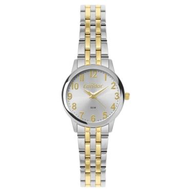 Imagem de Relógio Condor Feminino Ref: Co2035nov/4k Casual Bicolor