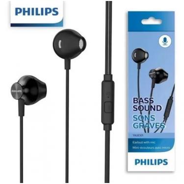 Imagem de Fone de Ouvido Philips com microfone Preto - TAUE101BK/00