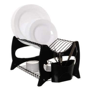 Imagem de Escorredor De Louca Cozinha Prato Copo Duplo Porta Talheres