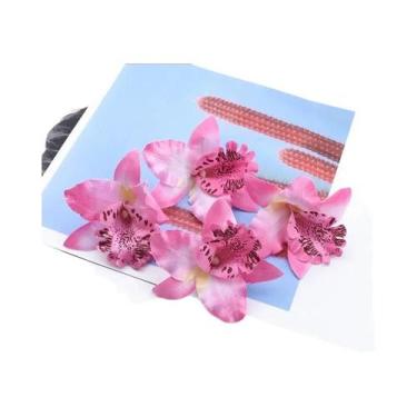 Imagem de Orquídeas Borboleta Artificiais: Flores Decorativas Para Parede, Casam