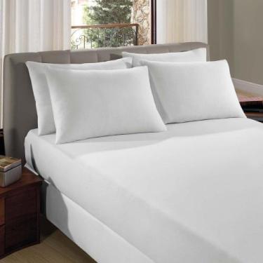 Imagem de Lençol Casal King Liverpool com Elástico Avulso 1 Peça Tecido Malha Fi