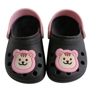 Imagem de Sanália Fechada Infantil Leãozinho Rosa Confortável Uso Diário - Marin