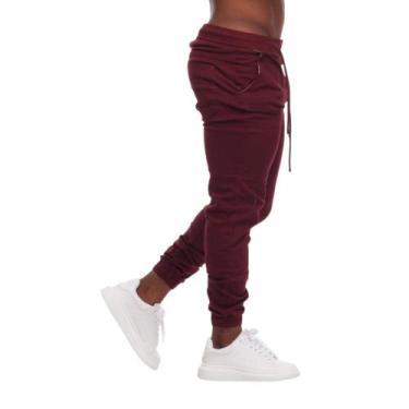 Imagem de Calça Jogger Masculina Jeans ou Sarja Slim Fit Confortável - Mitchelgu
