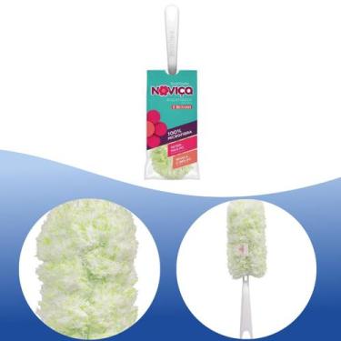 Imagem de Espanador Plumas Microfibra Curto Esfrebom Verde Noviça - BETTANIN
