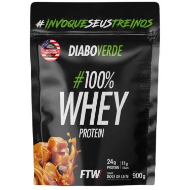 Imagem de Diabo Verde 100% Whey Protein Refil (900g) FTW-Unissex